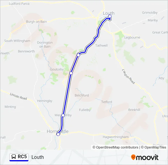 RC5 Bus Line Map
