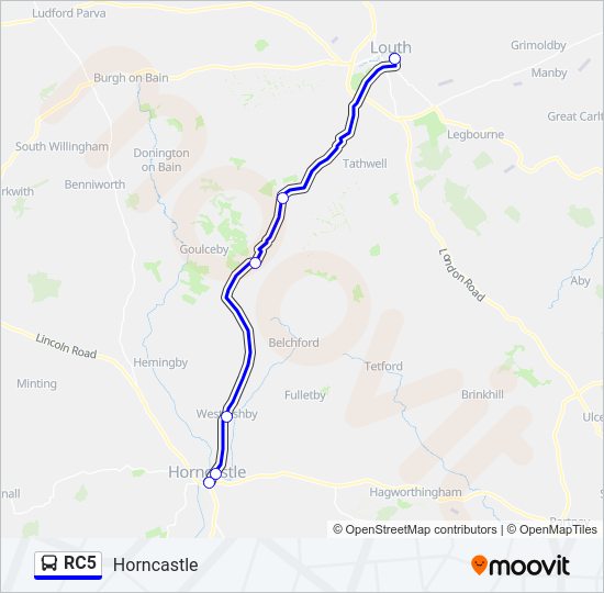 RC5 Bus Line Map