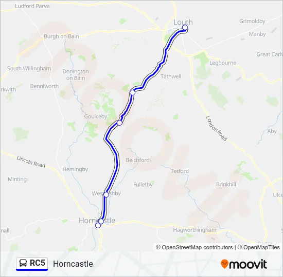 RC5 Bus Line Map