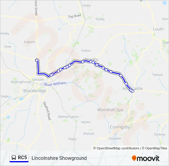 RC5 Bus Line Map