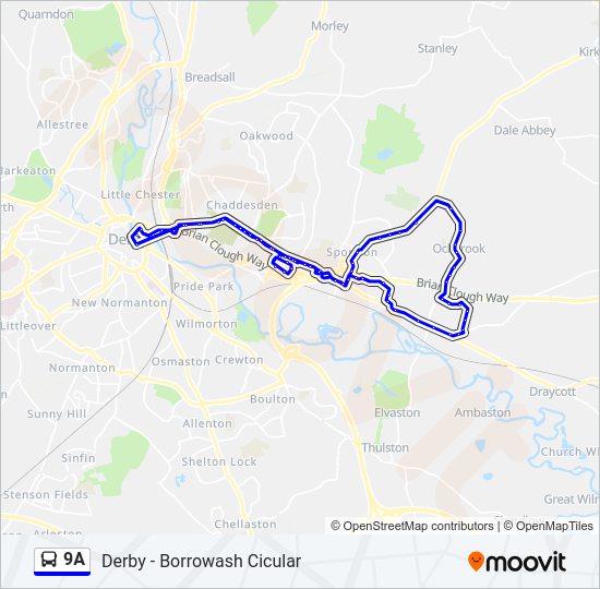 9A  Line Map