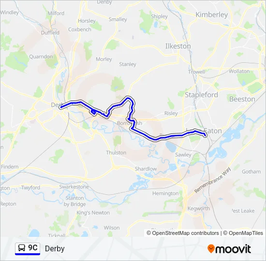 9C  Line Map