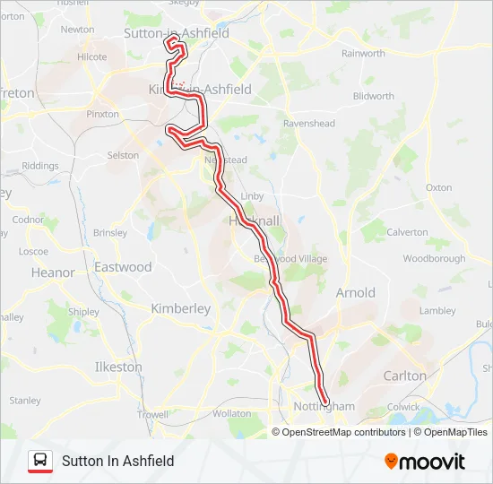 3A Bus Line Map