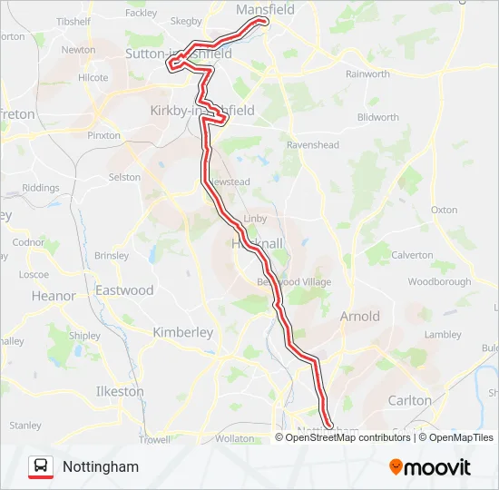 3C Bus Line Map
