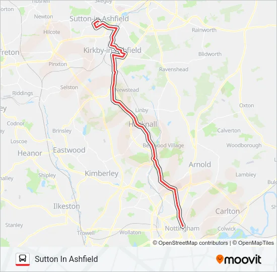 3C Bus Line Map