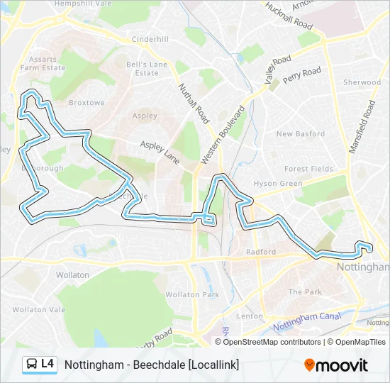 L4 Bus Line Map