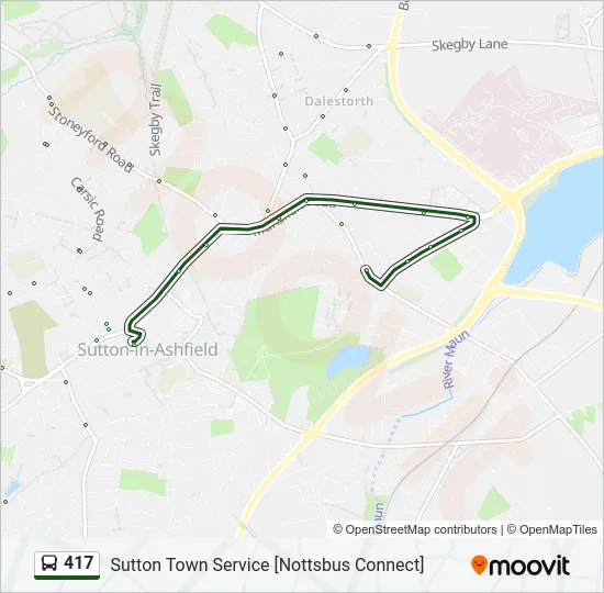 417 Bus Line Map