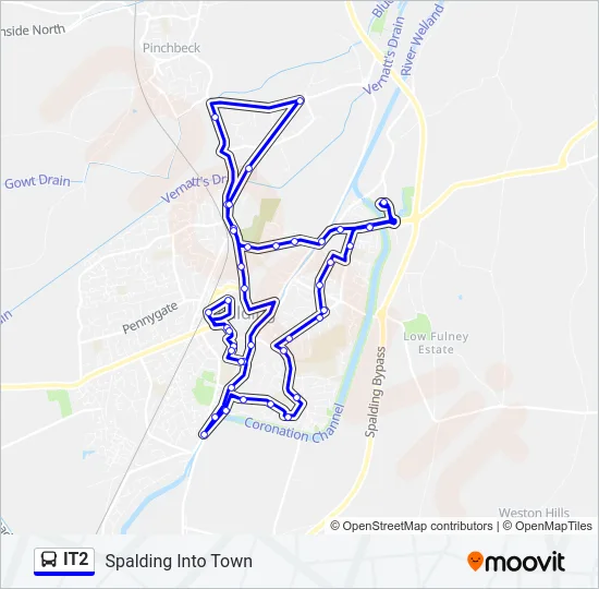 IT2 Bus Line Map