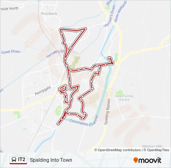 IT2 Bus Line Map