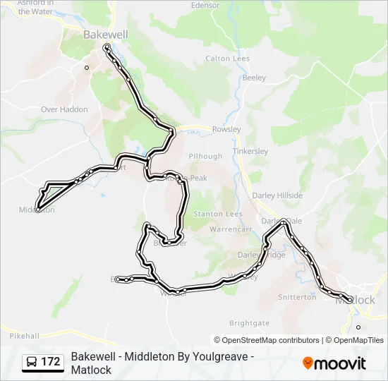 172 Bus Line Map