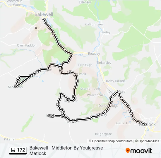 172 Bus Line Map