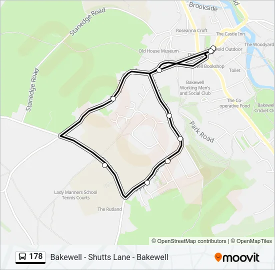 178 Bus Line Map