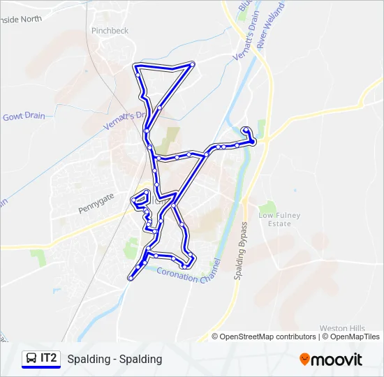 IT2 Bus Line Map