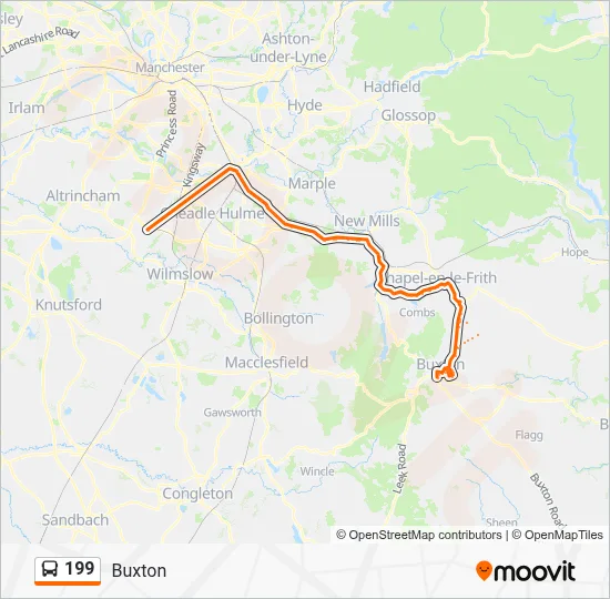 199 Route: Schedules, Stops & Maps - Buxton (Updated)