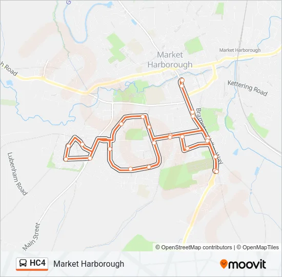 HC4 Bus Line Map