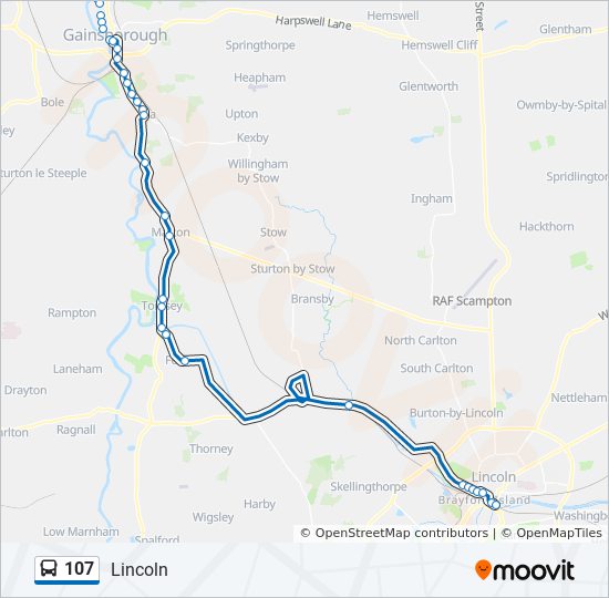 107 Route Schedules Stops Maps Updated 
