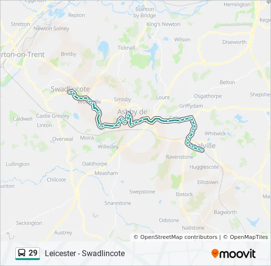 Directions To Route 29 29 Route: Schedules, Stops & Maps - Coalville (Updated)