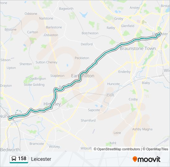 158-route-schedules-stops-maps-leicester-updated