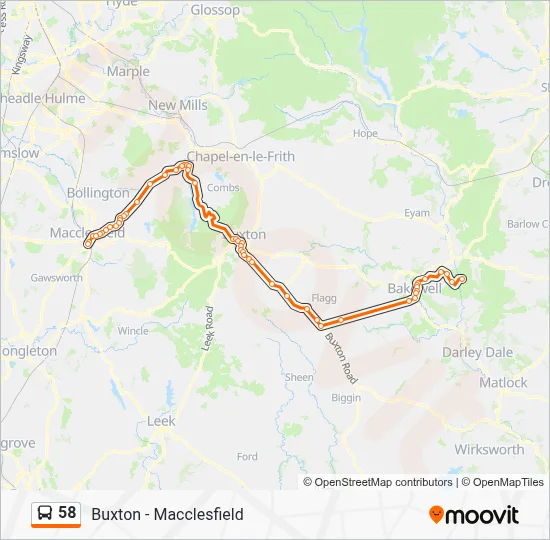 58 Route: Schedules, Stops & Maps - Chatsworth (Updated)