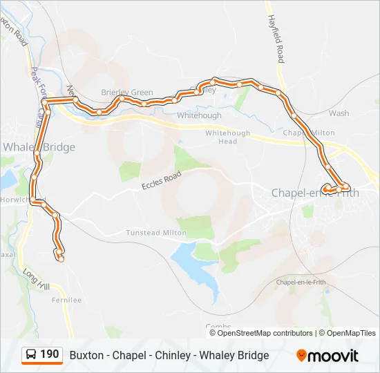 190 Bus Line Map