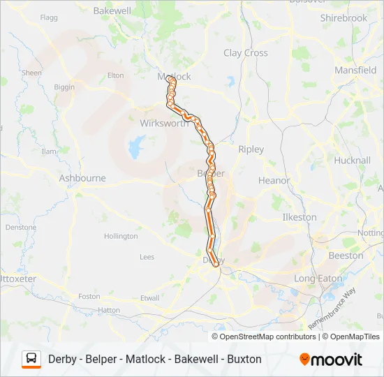 TRANSPEAK Bus Line Map