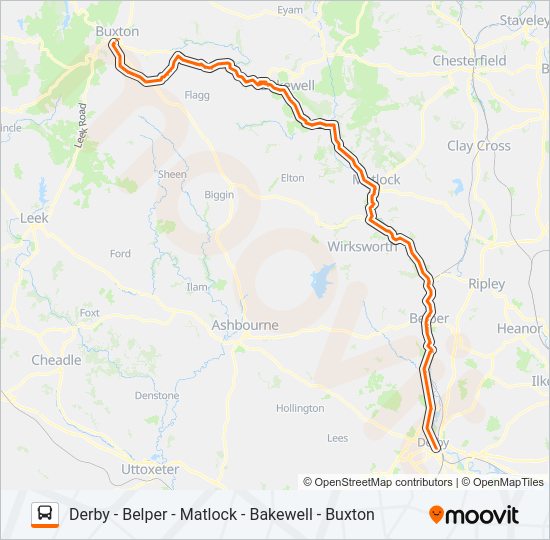 TRANSPEAK Bus Line Map