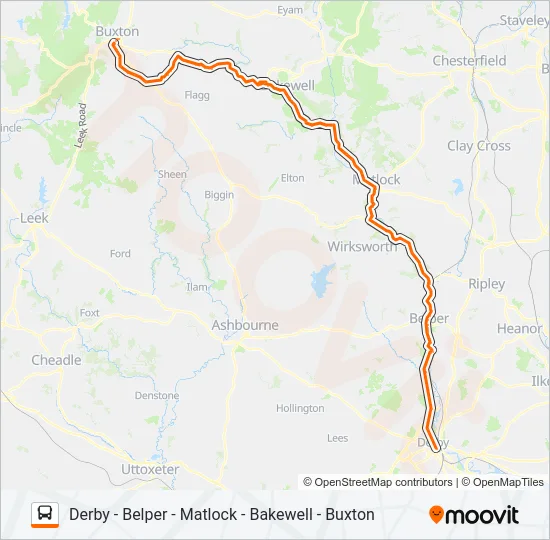 TRANSPEAK Bus Line Map