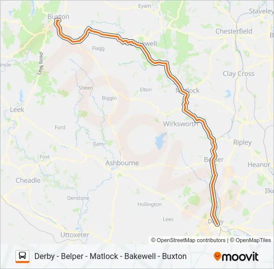 TRANSPEAK Bus Line Map