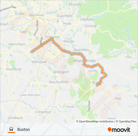 SKYLINE 199 Bus Line Map