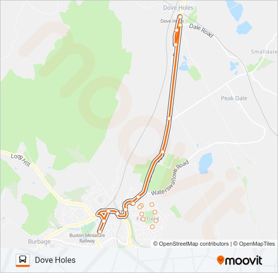 SKYLINE 199 Bus Line Map