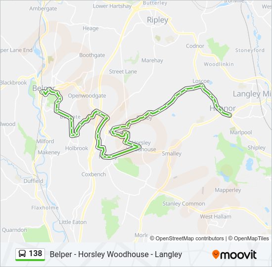 138 Bus Line Map