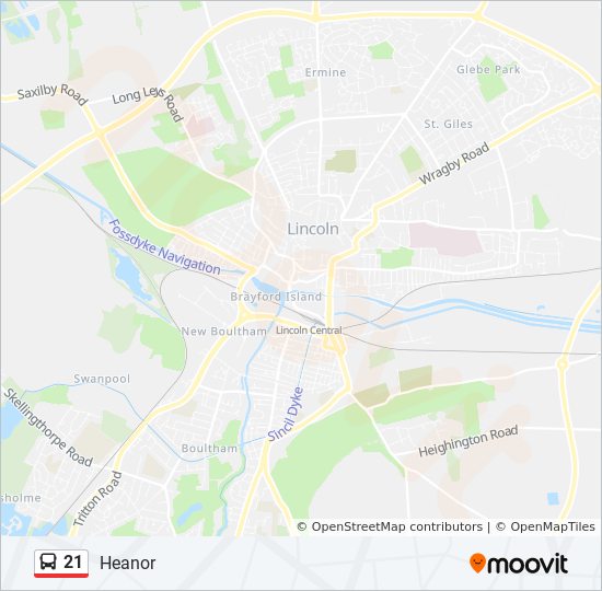 Bus 21 Route Map 21 Route: Schedules, Stops & Maps - Heanor (Updated)