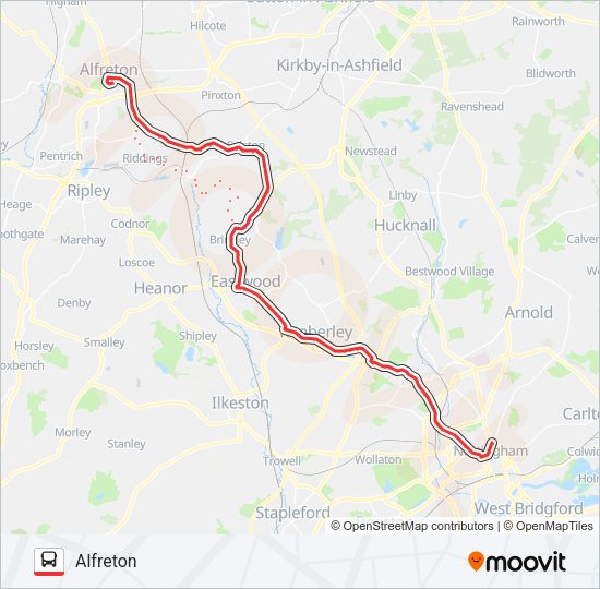 RAINBOW ONE Bus Line Map