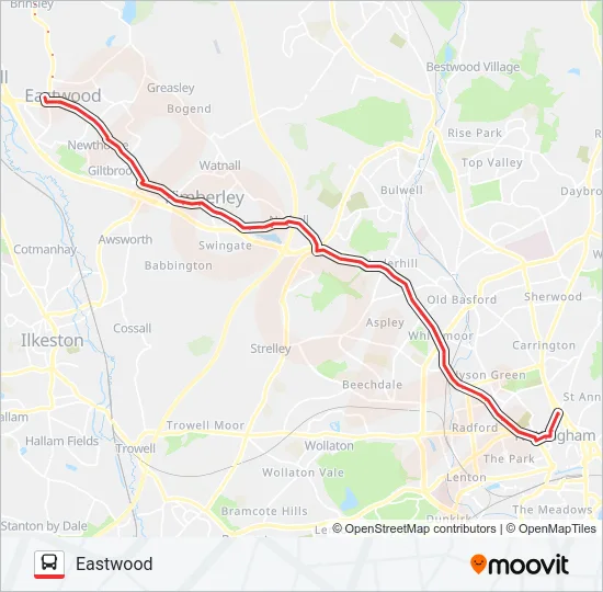 RAINBOW ONE Bus Line Map