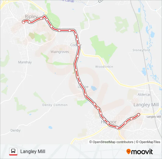 RAINBOW ONE Bus Line Map