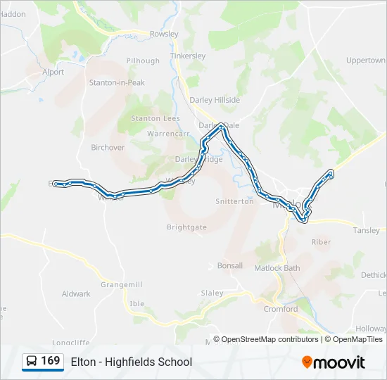169 Bus Line Map