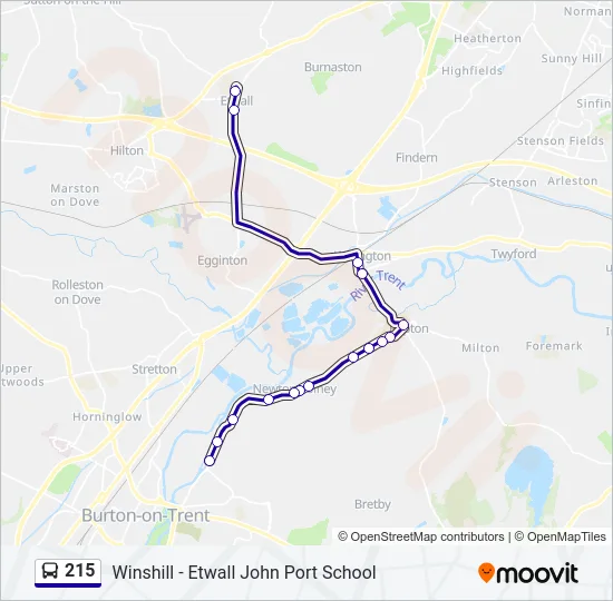 215  Line Map