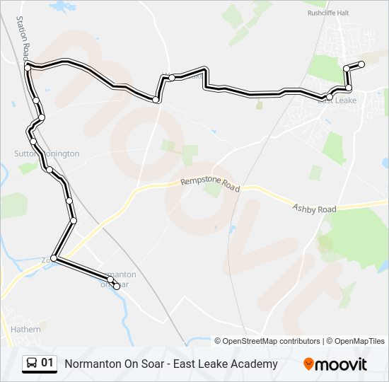 01 Bus Line Map