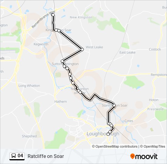 04 bus Line Map