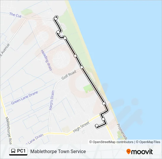 PC1 Bus Line Map