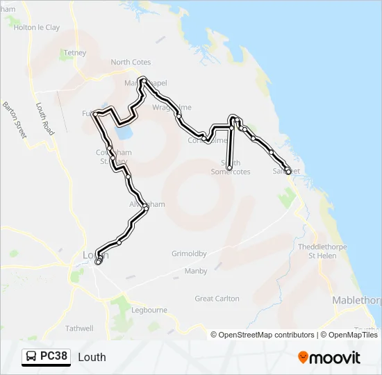PC38 Bus Line Map