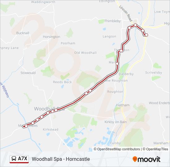 A7X Bus Line Map