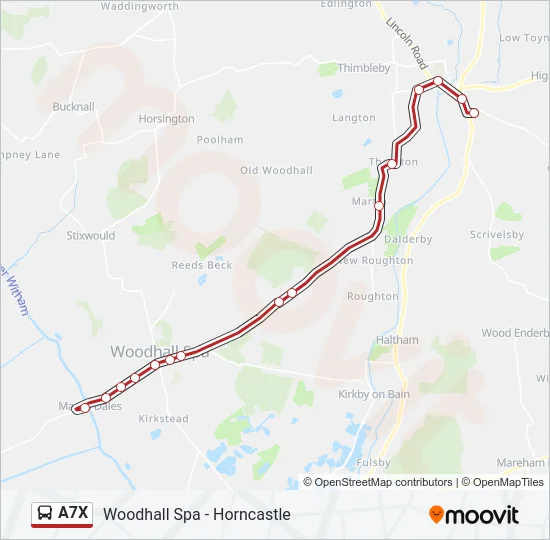 A7X Bus Line Map