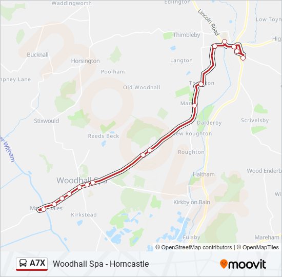 A7X bus Line Map