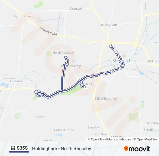 S35S Bus Line Map
