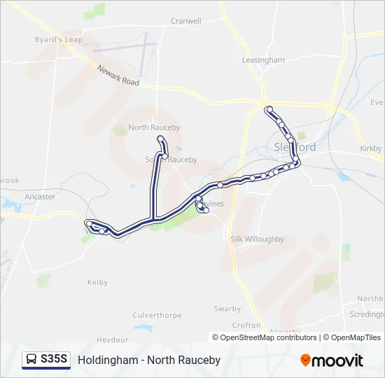 S35S Bus Line Map