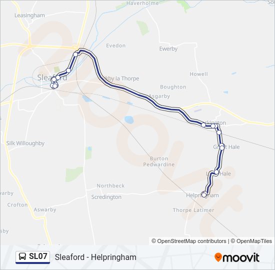 SL07 Bus Line Map