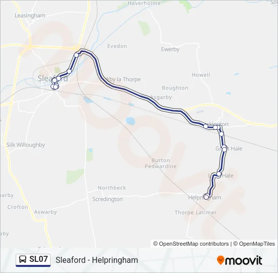 SL07 Bus Line Map