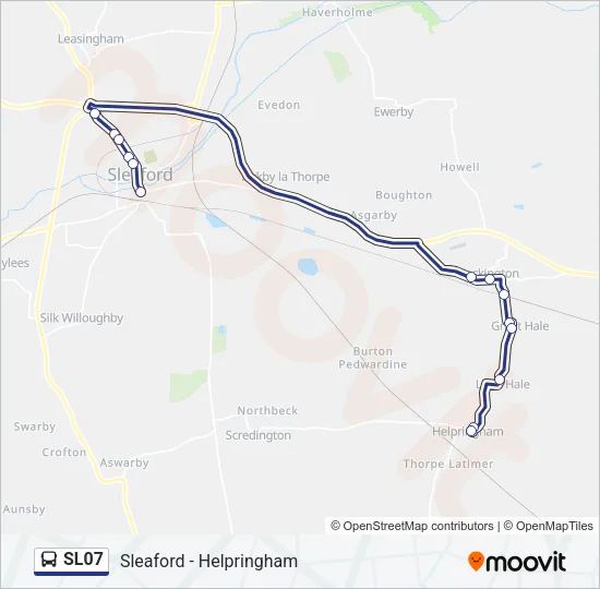 SL07 Bus Line Map