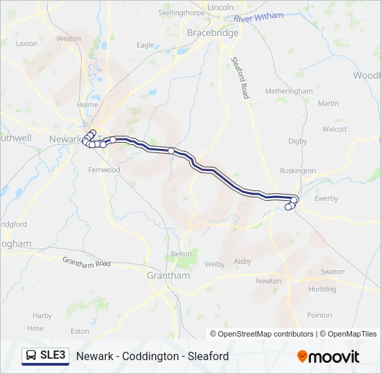 SLE3 Bus Line Map